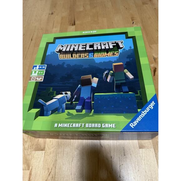 Minecraft Builders & Biomes Strategy Board Game Ravensburger 2019 - Picture 1 of 4